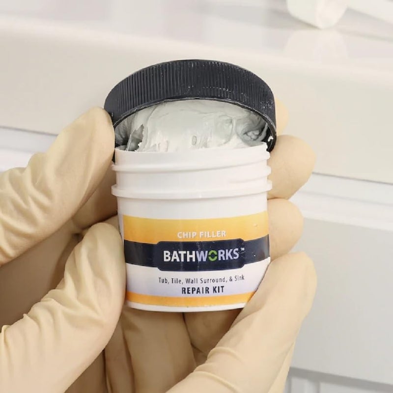 Bathworks Tub And Tile Chip Repair Kit; 4 oz; Bathtubs, Sinks, Tiles, Basins (WHITE) - Image 2
